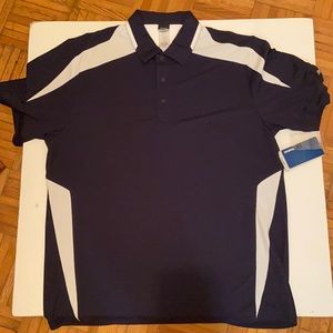 Reebok play dry polo shirt large